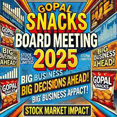 Gopal Snacks Limited Board Meeting 2025 - Big Business Decisions Ahead with Stock Market Impact.