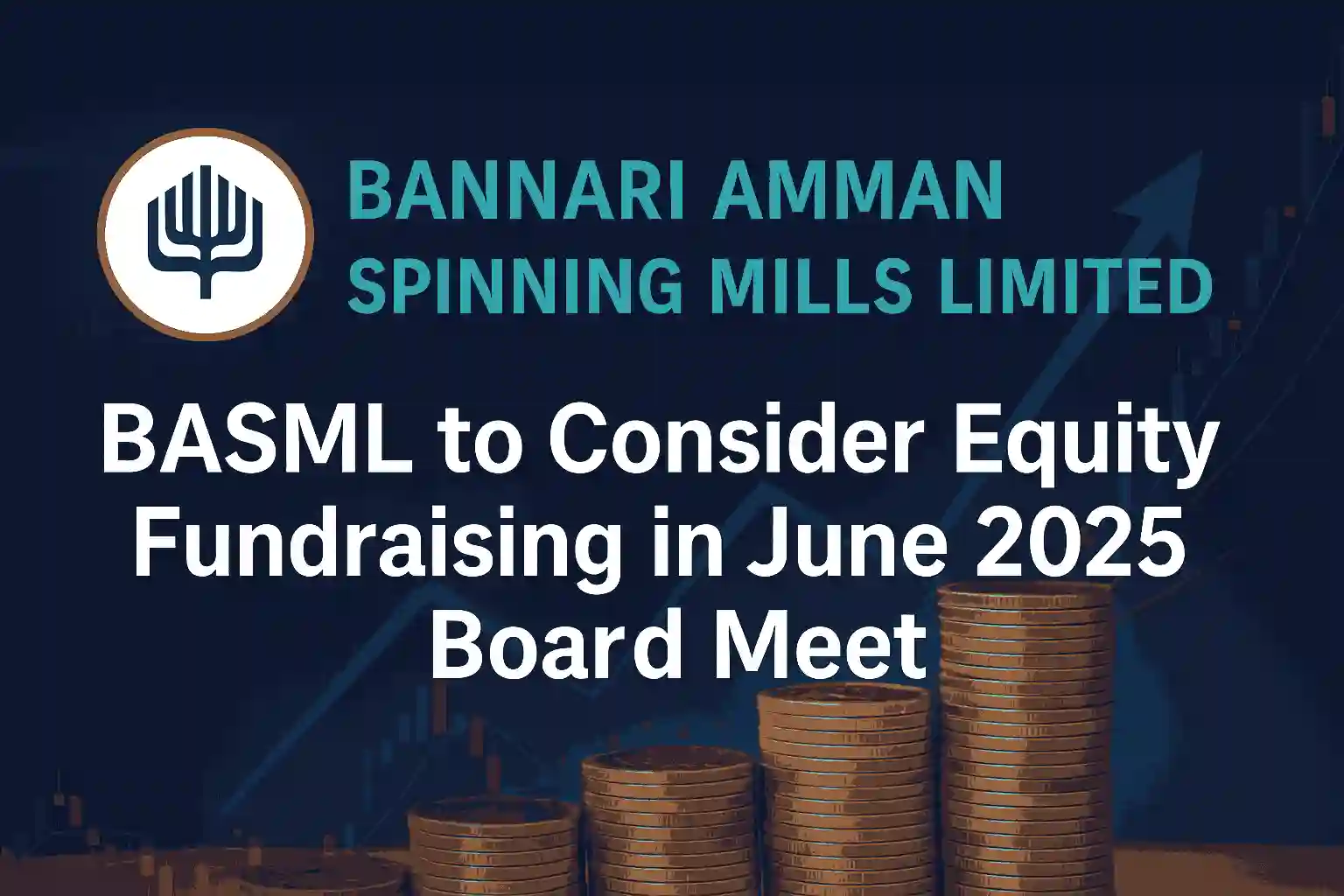 BASML fundraising news June 2025 with company logo and financial graphics