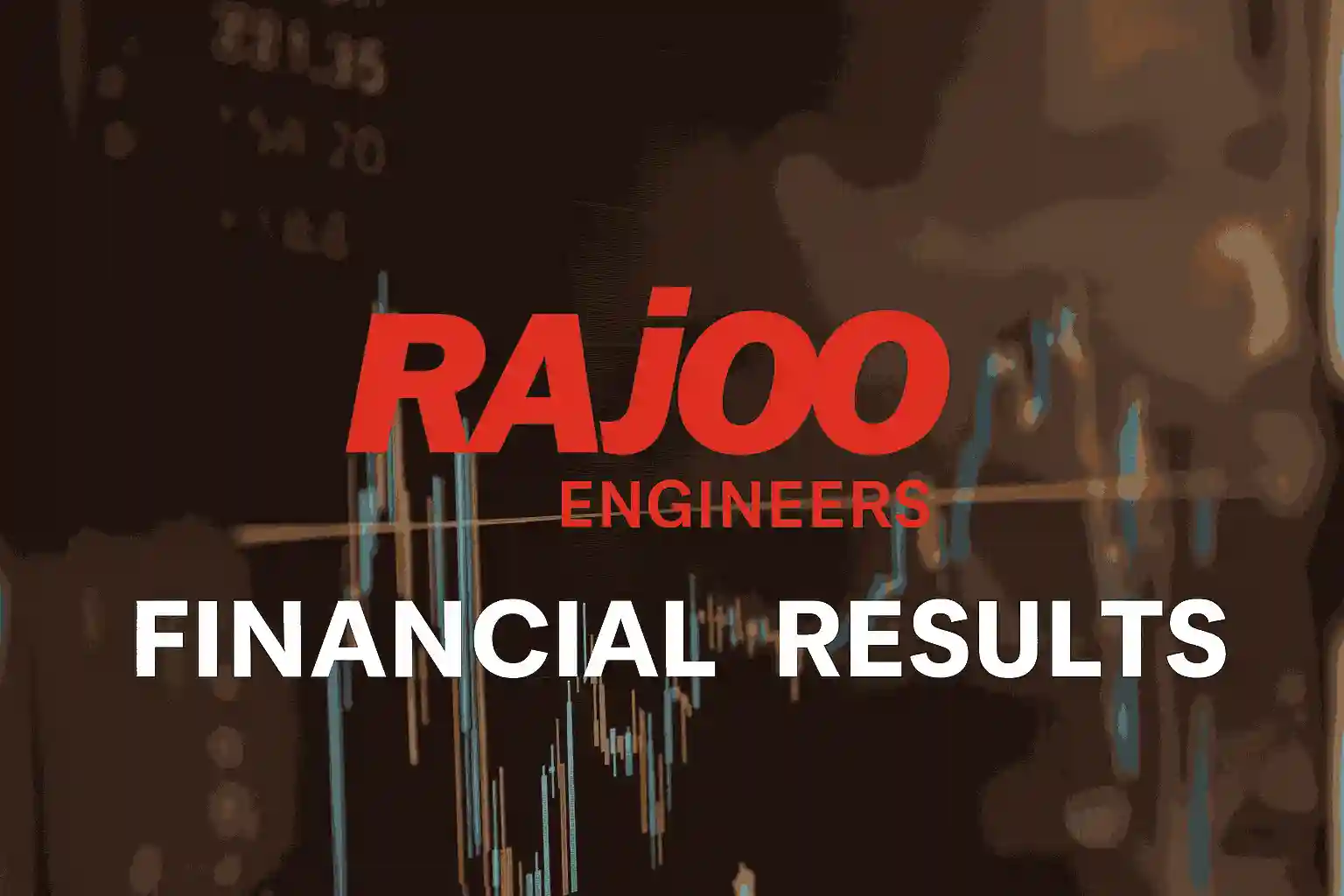 Rajoo Engineers financial results announcement with stock chart background